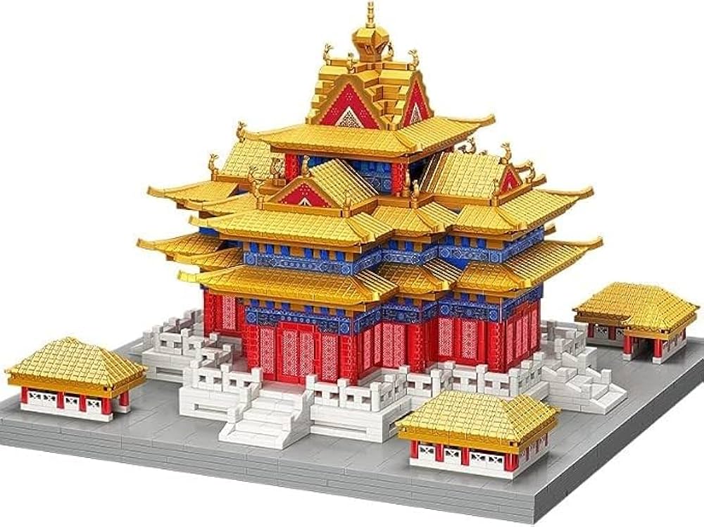 Amazon.co.jp: 中国建築の砲塔マイクロビルディングブロック