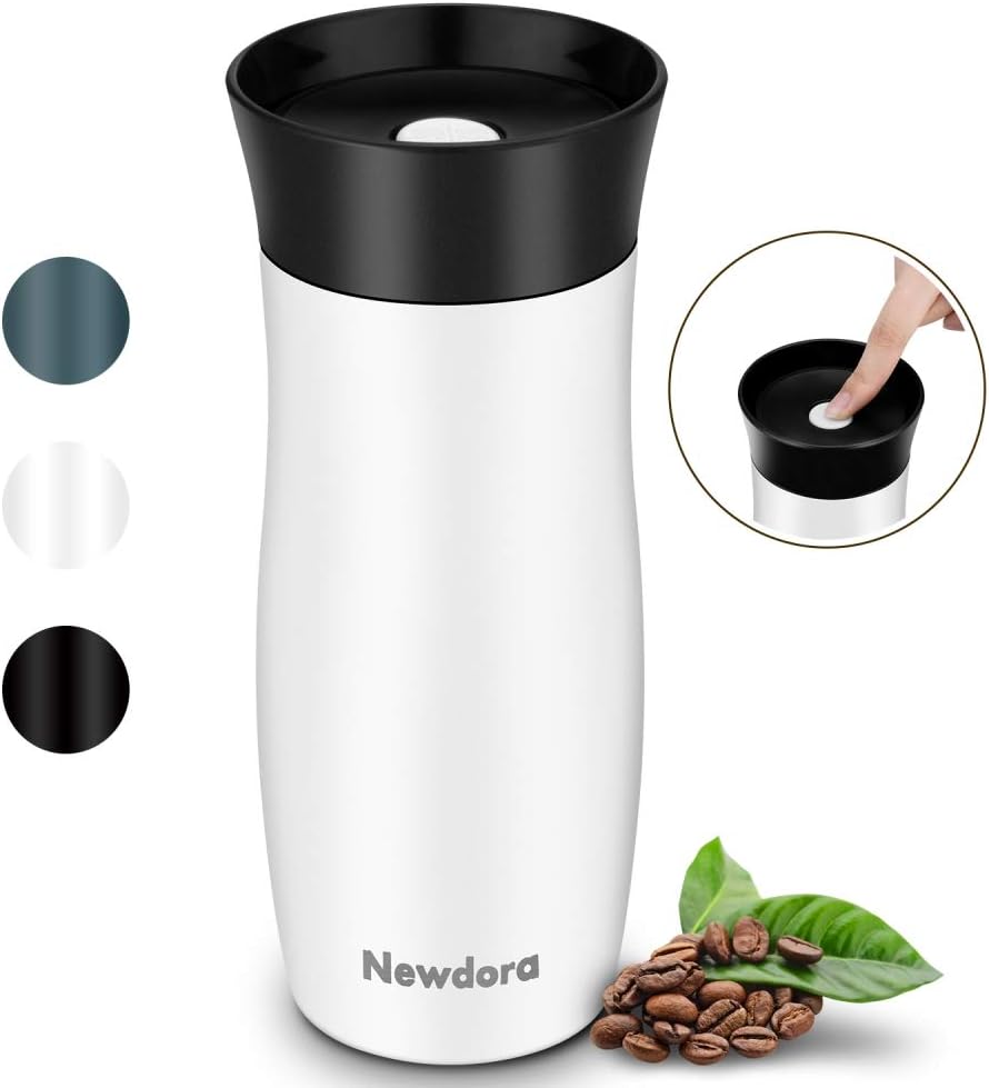 tazze in acciaio con coperchio