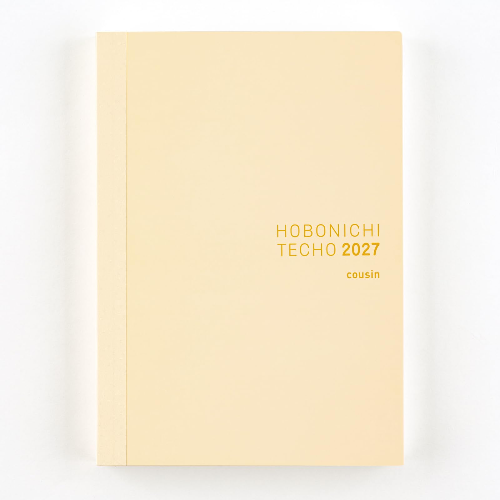 Hobonichi Techo Livre cousin 2027 – A5, anglais, quotidien, hebdomadaire, janvier start, mon start, planificateur