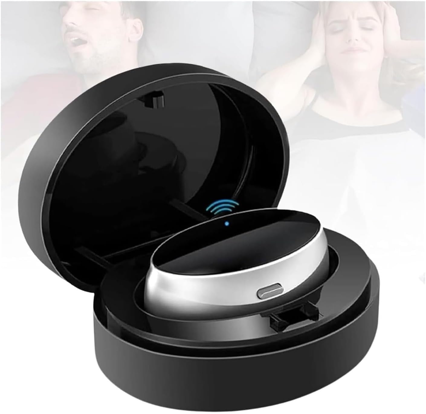 Dispositivo antironquidos para adultos, ayuda inteligente para dormir con 3 modos, dispositivo portátil para viajes contra los ronquidos.