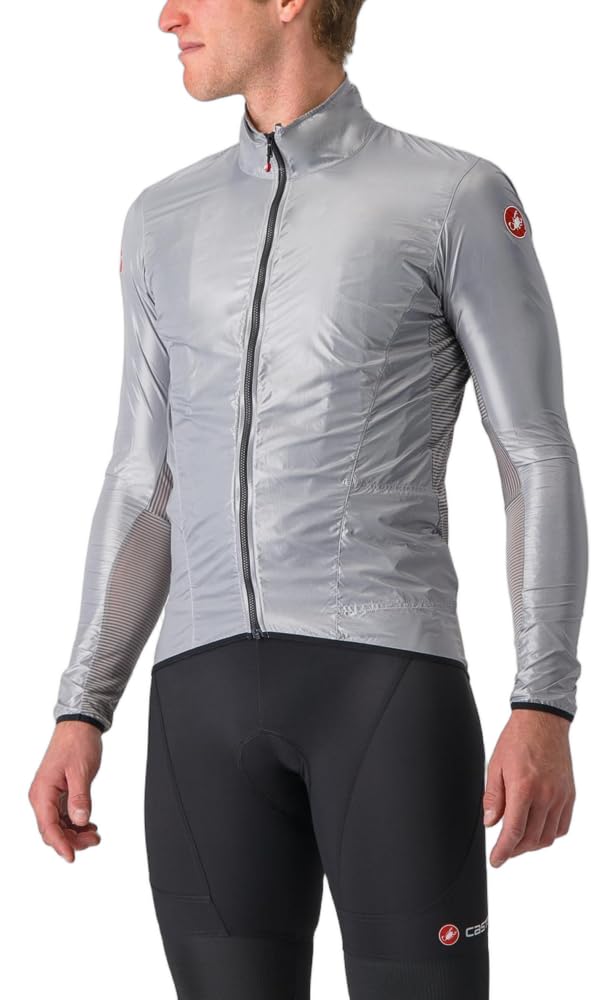 Castelli Silver Grey Aria Shell Cycling Jacket - Aw25 - / 2XLarge