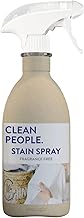 Clean People Stain Remover Spray - Natural Plant & Mineral-Based Ingredients - Non-Toxic Laundry Spot Treatment for Food, Pet & Baby Stains - Boosted with Enzymes - Fabric Safe - 16oz