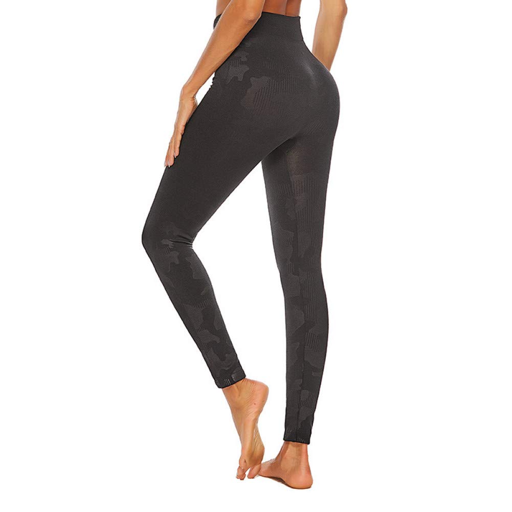 Women Push Up Yoga Pants Elastic Sport Camouflage Leggings 3D Print Thin Slim Capris Quick Dry Trouse