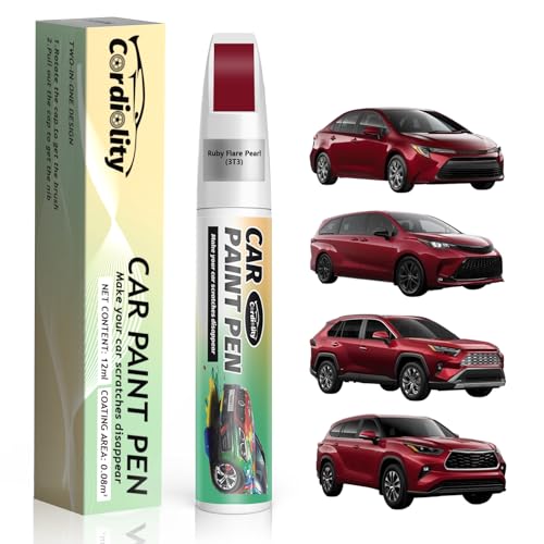 Image of Ruby Flare Pearl(3T3) Touch Up Paint Pen for Toyota,Car Paint Scratch Repair Pen Quick and Easy Fix Auto Paint Scratch
