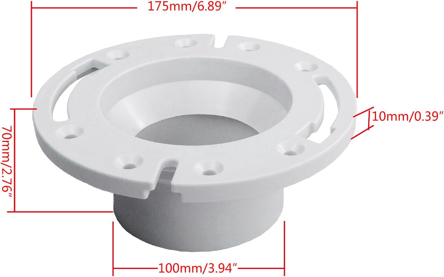 3" Toilet Flange Replace 385345892 with Seal Replace 38531652 Fit for 300/310 Motorhomes Toilets Flush Seal