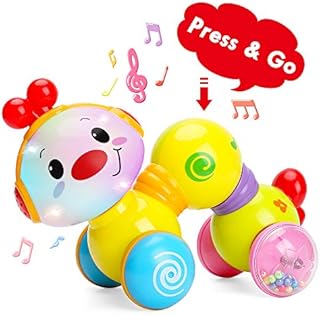 TINOTEEN Baby Musical Toys Toddler Crawling Caterpillar Toy for Babies Toddlers 6 9 12 18 Month
