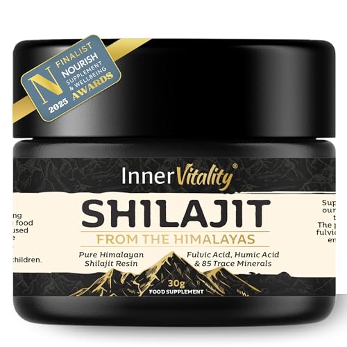 Himalayan Shilajit Resin Gold Standard 78% Fulvic - 30g Natural Energy, Immunity & Mineral Supplement for Daily Wellness Support- Pure Authentic & Third-Party Tested