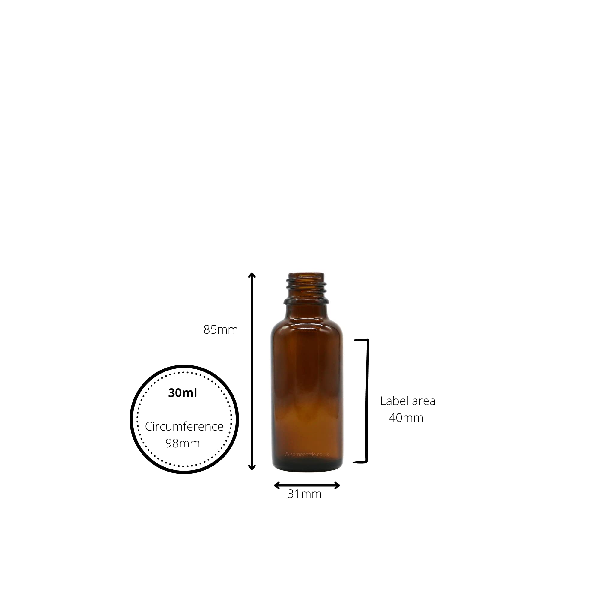 Tropfflaschen aus bernsteinfarbenem Glas, 30 ml, mit manipulationssicheren Pipetten, Pumpflasche, Augentropfen für Trägeröle, Flüssigkeiten, Kosmetik, ätherisches Öl, Aromatherapie, 40 Stück