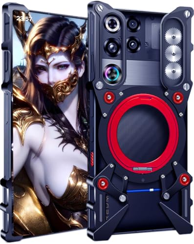 �����g�уP�[�X�Ή�ZTE Nubia Redmagic 11S Pro�ARed Magic 11S Pro+ ���^���Q�[���g�уP�[�X�A�Z�C���J�����X�^�[�C���C�ԍڃX�^���h[�u���b�N]
