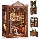Kit Book Nook per Adulti: LUMYCE Casa in Miniature DIY House 3D Puzzle con Luci LED per Decorare Librerie - Modellismo Creativo per Adulti per Book Lovers