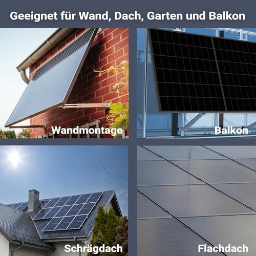 XORO Solar 1720W Balkonkraftwerk mit Speicher SPS 2155 – ohne Halterung