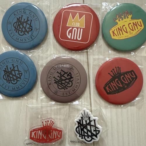 King Gnu 缶バッジ アクキー ピンズ等まとめ売り King Gnu 缶バッジ アクキー ピンズ等まとめ売り