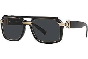 Gafas de sol hombre Prada Black Frame, Dark Grey Lenses, 58MM