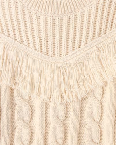 Image of The Children's Place Girls' Long Sleeve Crew Neck Pullover Sweater