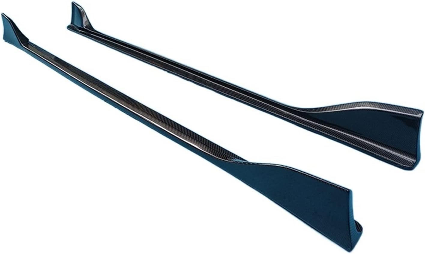 Car Side Skirts Body Kit Compatible for Toyota A90 A91 Tuning 2019-2022.Carbon Fiber Side Skirts Extensions Lip Trims