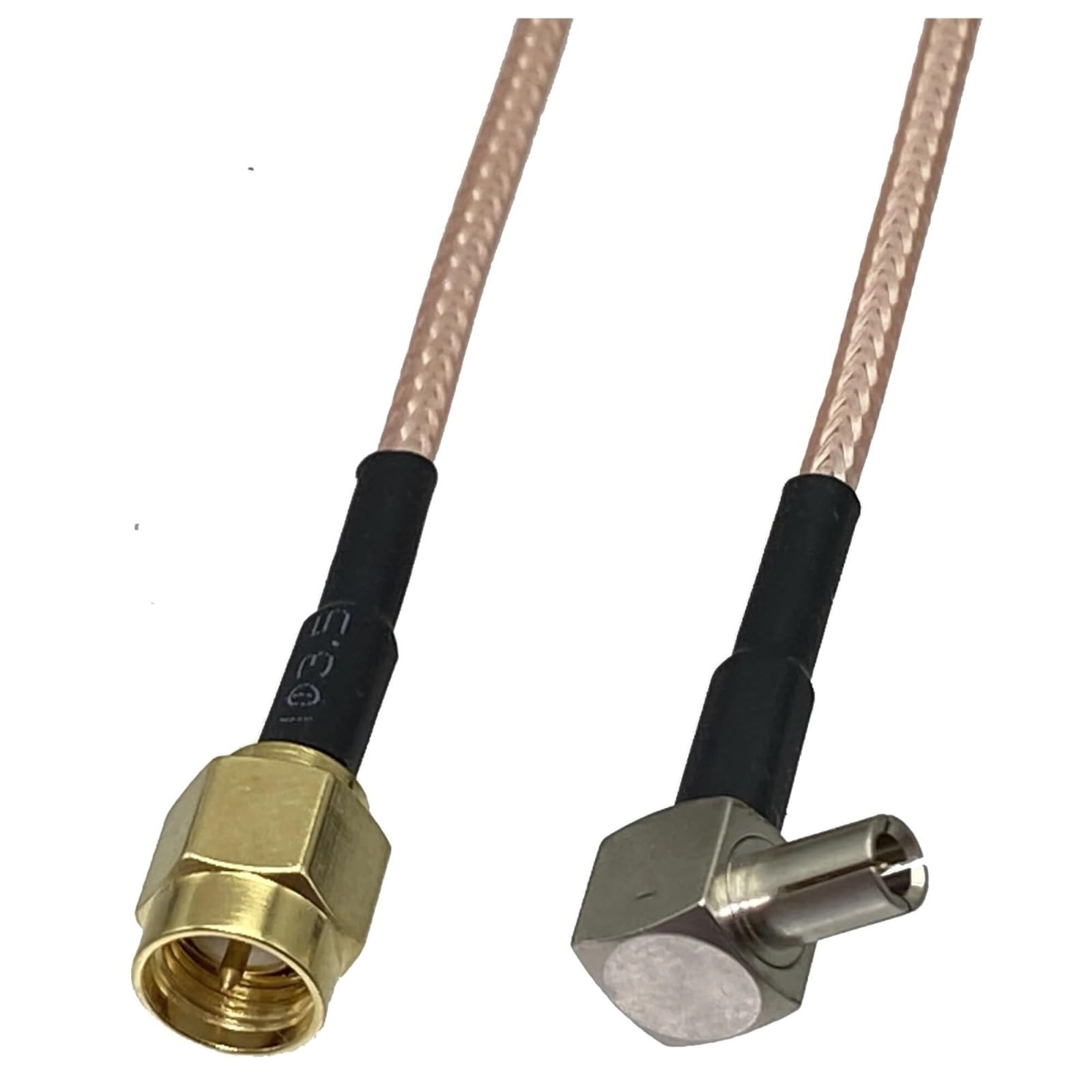 Cable RG316 SMA Macho A Coleta Coaxial De Ángulo Recto TS9 Los 6 Pies
