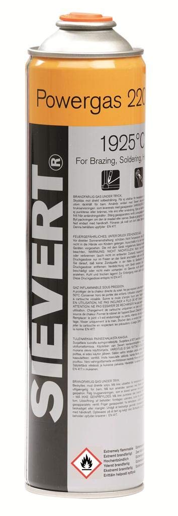 Sievert 5 x Gasflaschen Powergas