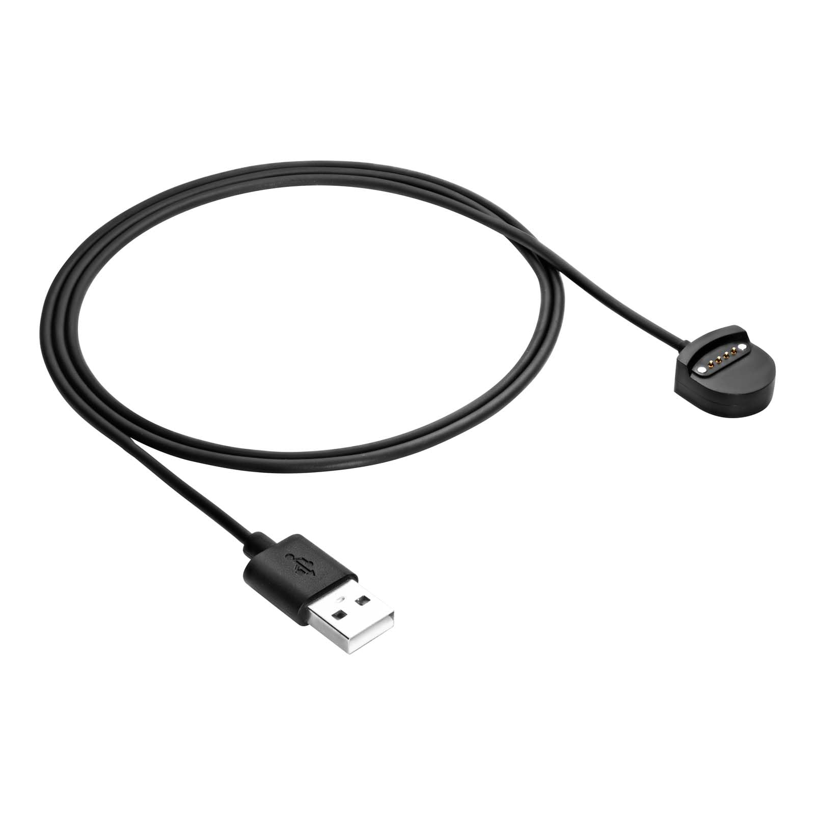 AKYGA AK-SW-56 USB Charging Cable Compatible with Ticwatch S/E 1 m Black Charger