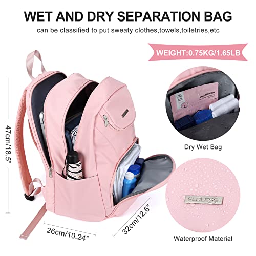 Mochila de viagem grande feminina, bagagem de mão, mochila impermeável para fazer trilha e esportes
