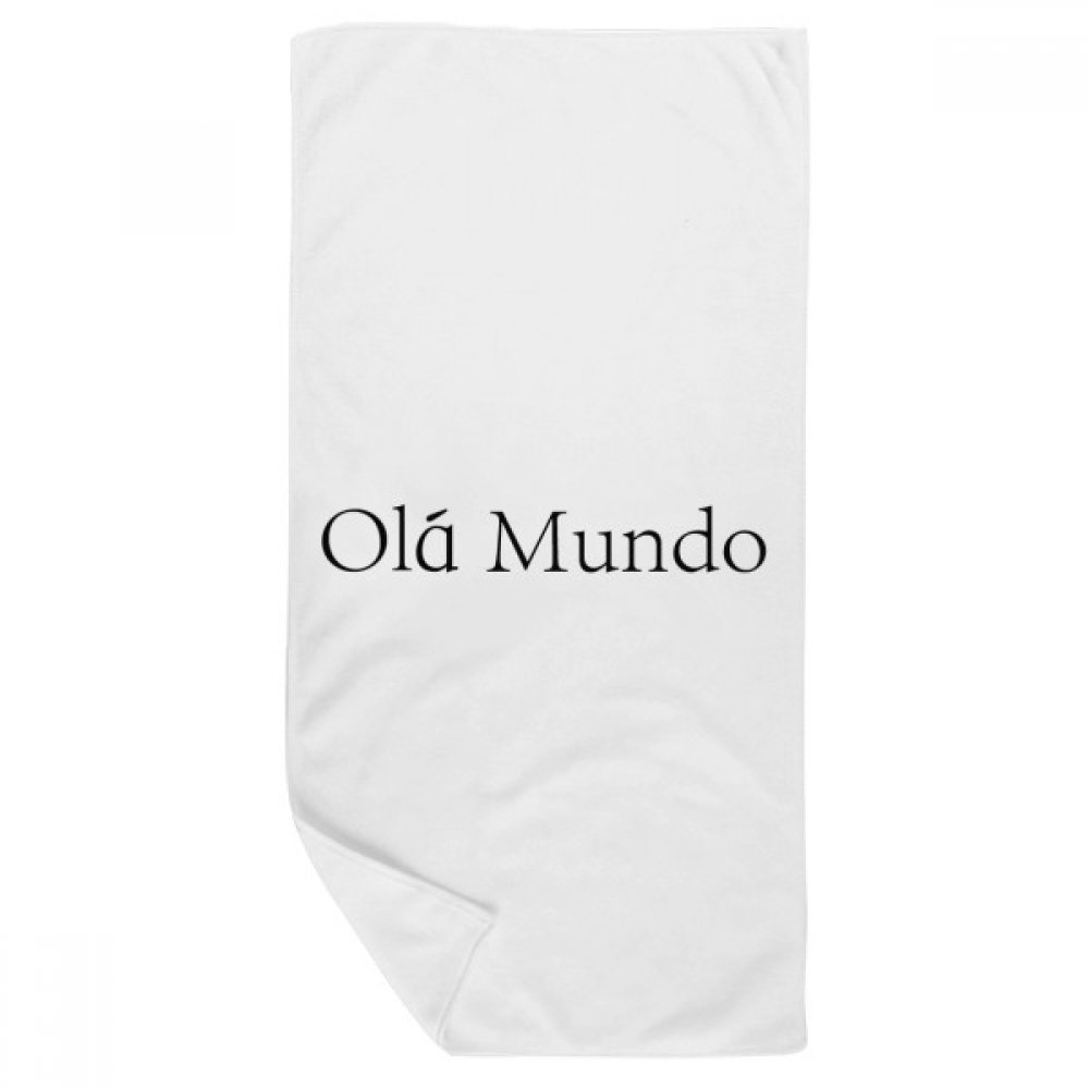 Serviette de bain douce Bonjour Tout Le Monde pour le visage et les mains
