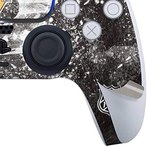 Skinit Decal Gaming Skin Compatible with PS5 Controller - Officially Licensed NHL Pittsburgh Penguins Frozen Design
