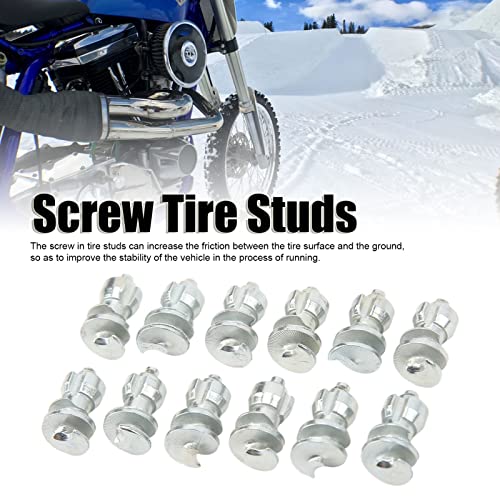 Neumático de Rueda, Pernos de Nieve, 50 Uds., Tornillo en Perno de Neumático, Neumáticos Antideslizantes para Bicicleta, Neumáticos de Rueda, Picos de Nieve para Coche, Camión,
