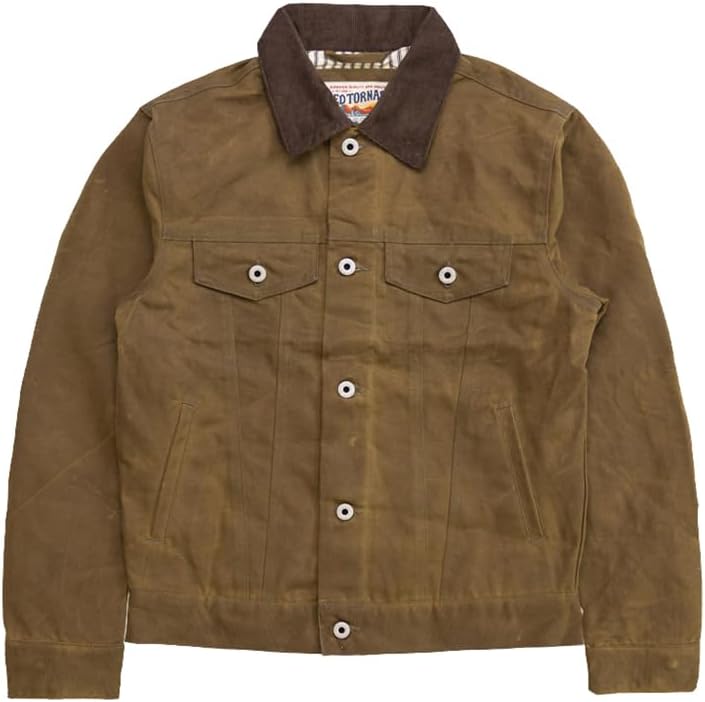 Red Tornado Classic Waxed Trucker Jacket