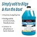 SEAFIT Concentrated Bilge Cleaner, Non-Phosphate Formula for Boats, Dissolves Sludge and Grime, Safe for Fiberglass and Metal