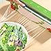 YBEATY 8 Pcs Plastic Wrap Slide Cutter 13 Inch Two Way Sliding Cutter Wrap Dispenser Self Adhesive Installation Replacement for Parchment Barbecue Baking Paper Roll Kitchen