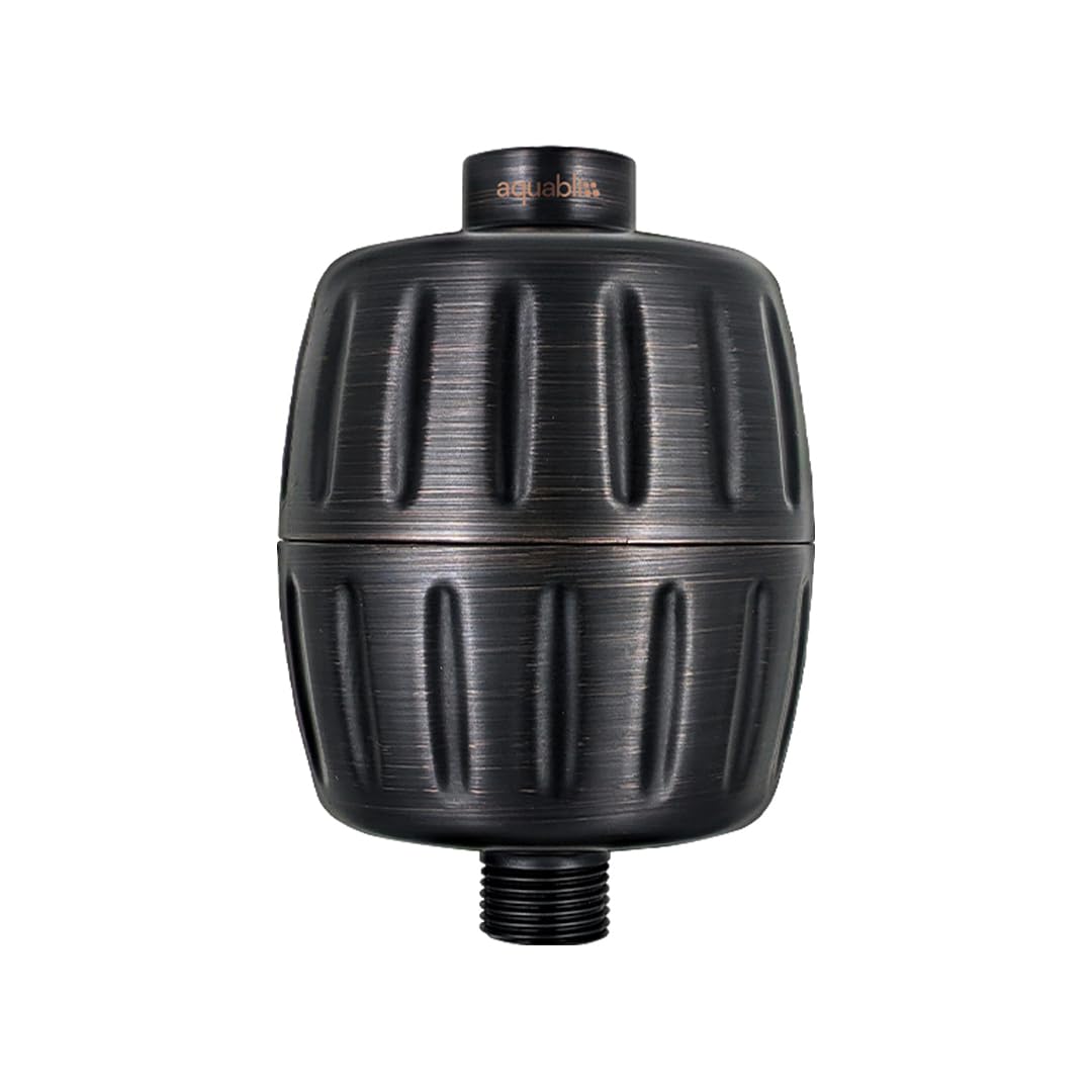 AquaBliss Filtro de ducha HD resistente de alta salida – Últimos medios de filtro avanzados superiores 30x – Filtro universal de cabezal de ducha multietapa para productos químicos, cloro, pesticidas