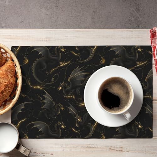 Set de table dragon résistant à la chaleur pour protéger votre table