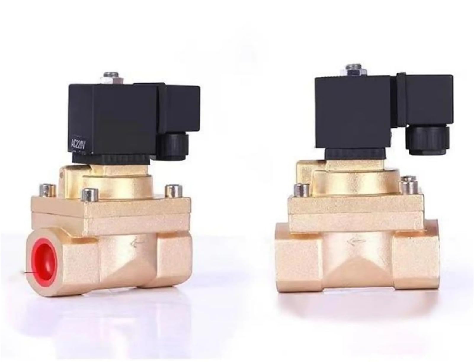 Válvula solenoide de latón 1/2 DC12V para alta presión de 50 bar en sistemas de agua