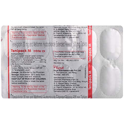 Tenipack M Blister Pack Of 10 Tablets Amazon In Health Personal Care Tenipack M Blister Pack Of 10 Tablets Amazon In Health Personal Care