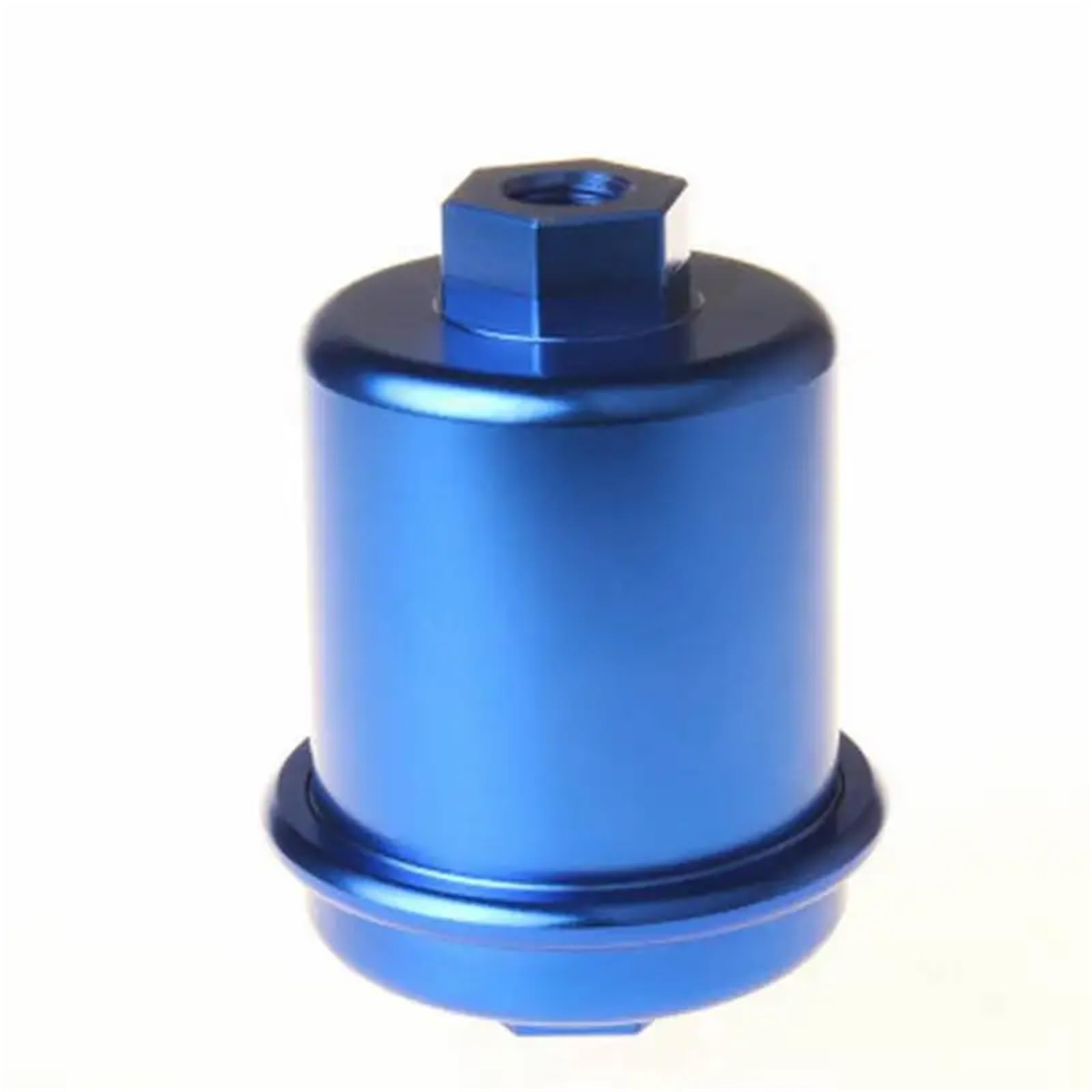 Filtro Carburante Adatto per auto Benzina Gas Carburante Filtro olio combustibile liquido carburante in alluminio ad alte prestazioni da 62MM Filtro del gas(PURPLE)