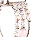 TOMAZON Bracelet Band Compatible for Apple Watch 38mm 40mm 41mm Series SE 7 6 5 4 3 2 1, Fashion Handmade Elastic Dressy Crystal Pearl iWatch Wristband for Women, Pink