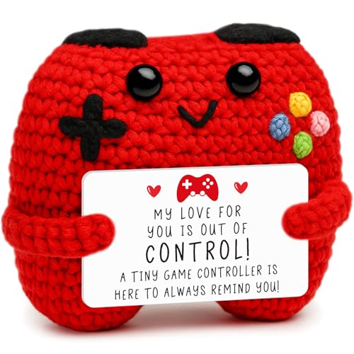 Crochet Game Controller Desk Decor for Gaming Lovers
