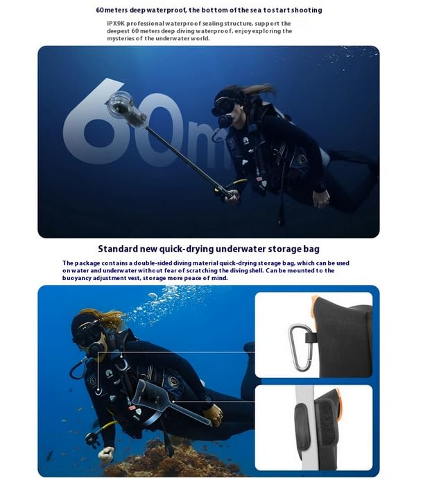 Amazon | Insta360 X5 専用 見えない潜水ケース 防水ケース