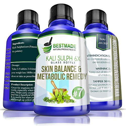 Glass Bottle Kali Sulphuricum 6X Cell Salt