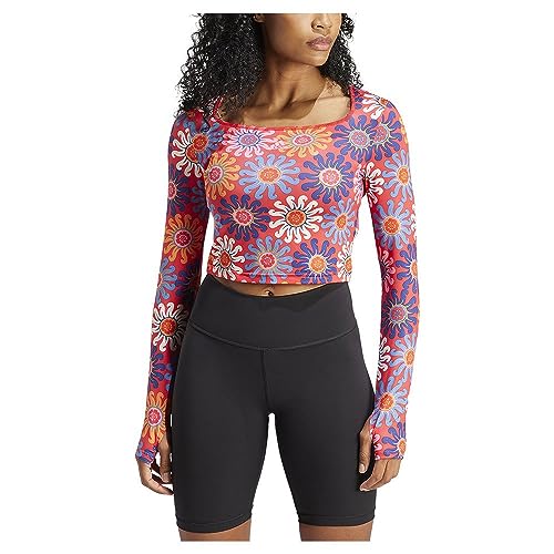 adidas Sweat-Shirt Marque Modèle Farm Crop LS