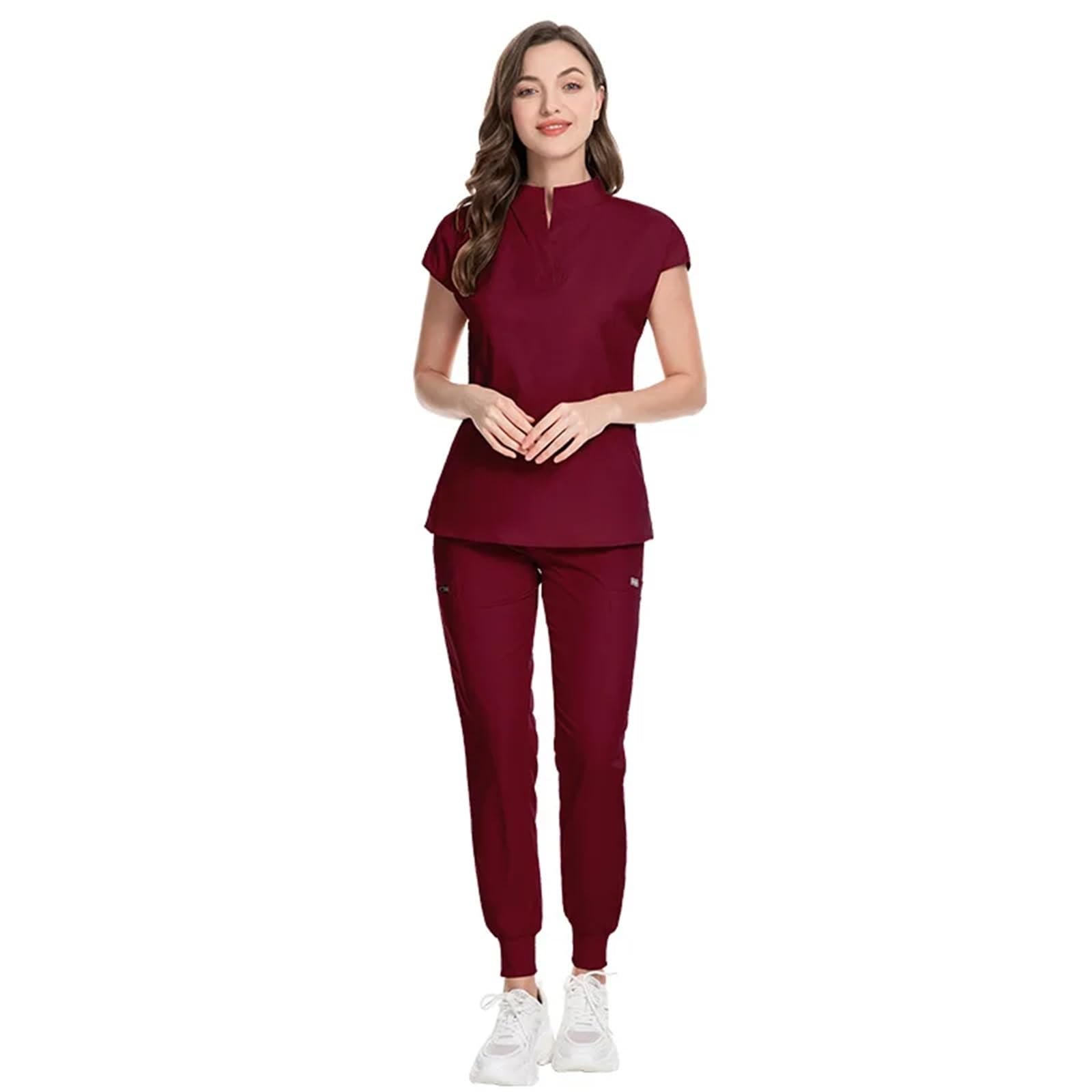Uniforme Sanitario Unisex Uniformes médicos for Mujer, Conjuntos de Batas quirúrgicas, Blusas, Pantalones, Accesorios for Enfermeras, Tienda Mascotas, Doctor, Belleza