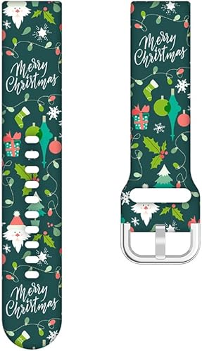 Miniatura 3 de BONICI Correa de reloj inteligente para Samsung Galaxy Watch de 0.866in0.787in, hombres, mujeres, niños, niñas, muñeco de nieve, deporte, goma de