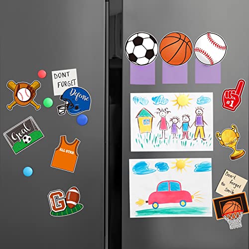 Imanes decorativos deportivos pack x12 miniatura 5