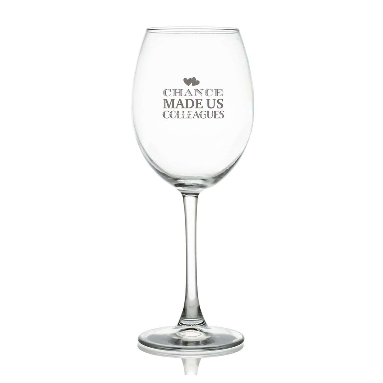 Verre à vin imprimé pour collègues un souvenir durable à partager autour d'un cocktail