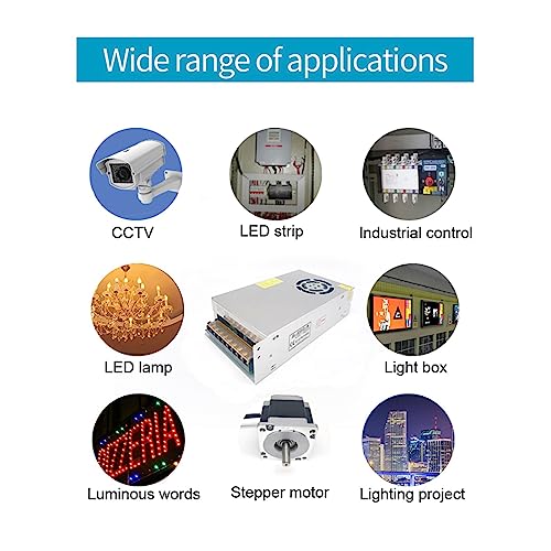 Alimentation à découpage 5V 12V 10A transfo AC-DC pour ruban LED - 7