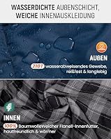 KingCamp Schlafsack Erwachsene,100% Baumwolle Futter,Komfort 7 °C,Navy-R – Ansicht 3