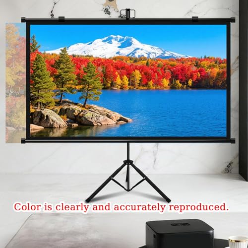 Pantalla portátil retráctil 60in 16:9 para proyector miniatura 6