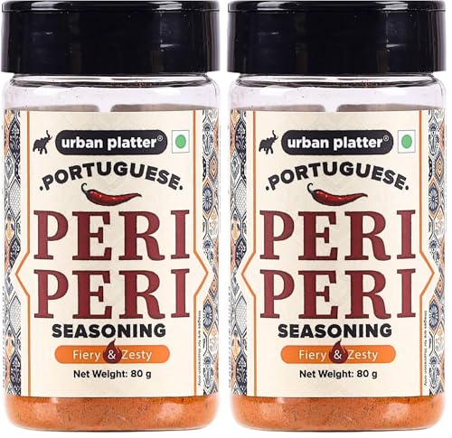 Image of Urban Platter Portuguese Peri Peri Seasoning, 80g (Signature African-Style spice blend | Fiery and Zesty) (Pack of 2)