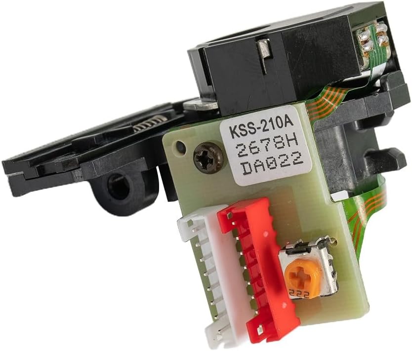 KSS-210A Optical Pickup Lens Replacement for Sony DVD/CD Players – Black, Plastic, 4.5 x 3.5 cm