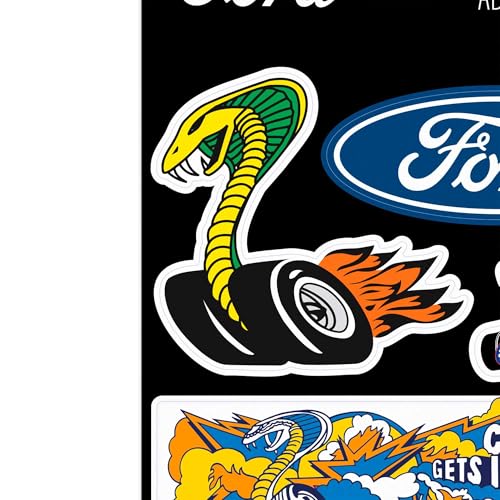 Ford Cobra Adhesive Vinyl Decals - Fun Set of Ford Cobra Stickers for Car, Laptop or Water Bottle - Image 5