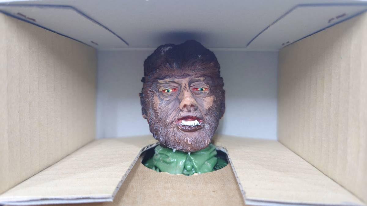 ユニバーサルスタディオ モンスターズ ブリキ WOLFMAN ウルフマン 未